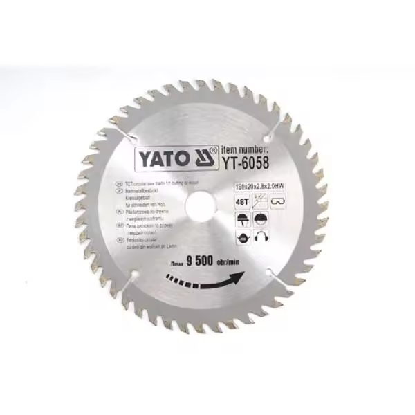 Yato YT-6058 hoja de sierra circular 16 cm 1 pieza(s) - 1
