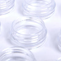 50pcs Botellas De Crema Mini Para Cosméticos Transparentes De 2.5g Jars De Nail Art Contenedores Pequeños Para Balms - details 7