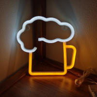 Luz De Neón LED USB/Batería Para Decoración De Pared Fiesta Barra De Cerveza Artículos De Noche Forma Musical Sin Certificación De Origen - details 26