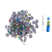 Tornillos Y Retenedores De Tela Para Techo De Coche 30/60Pcs Fijación De Tela De Techo Interior De Automóvil Capa De Aluminio Alta Calidad Para Reparación Y Mantenimiento - details 26
