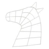 Marco De Hilo Para Corona De Hierro Fundido Forma De Cabeza De Caballo Para DIY Decoración De Navidad Y Fiesta Del Año Nuevo - details 4