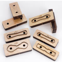 QJH Molde De Corte Para Cremalleras Y Cuero Herramienta De Artesanía Para Manualidades Creación De Bolsos Pullers De Cremalleras - details 5