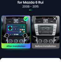 Junsun X8 11.5“ 2K 2000*1200 QLED CarPlay inalámbrico Android Auto radio para Mazda 6 Rui GH 2008 2009 2010 2011 2012 2013 2014 2015 de coche  autoradio multimedia - details 2