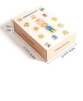 Juego De Memoria Con Patrones Animales En Madera Juguete Educativo Montessori Para Niños Regalos De Halloween Y Navidad - details 5