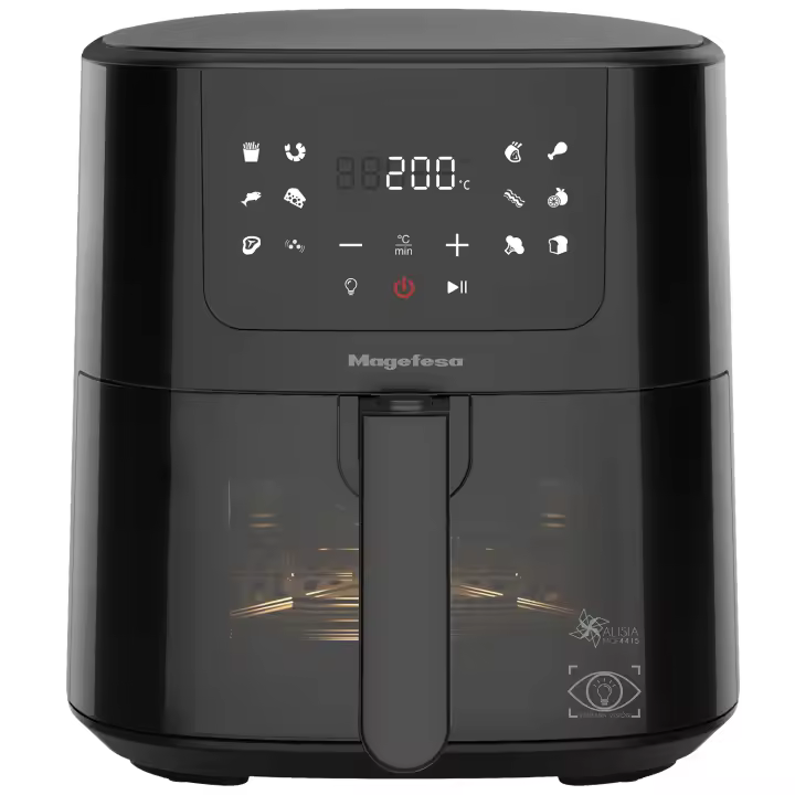 MAGEFESA ALISIA Freidora de Aire de 1500W, 5 Litros, Función de Apagado Automático y de Aire Caliente 360º, Desmontable - 1
