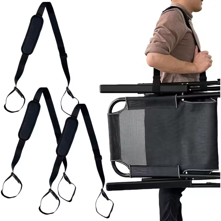 Paquete de 3 Correos para Silla de Playa, Correos ajustables para Transporte de artículos, Correos universales para - 1