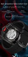 Reloj De Mezquita Para Hombre ONOLA Lujo Moda Automático Completo Cierre De Pulsera Resistente Al Agua Silicona Sin Display Dial Material De Cristal Hardlex - details 5