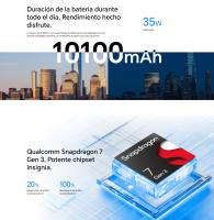 Tableta Honor Pad 10 Versión Global, 8GB+256GB, Snapdragon® 7 Gen 3, Pantalla 12,1" LCD TFT (IPS) y 120 Hz, Gran batería 10100 mAh, Cámara posterior 8MP+frontal 8MP, MagicOS 9.0 basado en Android 15 - details 6