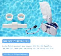 Manguera para limpiador de piscina giratoria-Montaje de conector universal de montaje en pared, adaptador de desconexión rápida D29 D20 giratorio a una bola de repuesto para limpiador de piscina Polaris - details 1