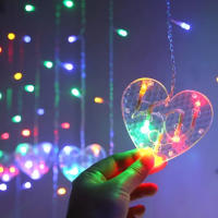 Luces De LED En Forma De Corazón Para Decoración De Habitaciones Boda Y Fiesta Operadas Por Pilas Guirnalda Fairy Para Valentine's Day - details 3