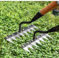 Pala Multifuncional Desmontable Completa De Acero Para Limpieza Agrícola Con Cinco Dientes Herramienta De Riego Para Jardín - details 23