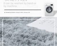 Alfombra Redonda De Peluche Suave Para Sala De Estar Decoración De Hogar Dormitorio Sala De Niños Estilo Moderno Tapete Grueso De Pelo - details 10