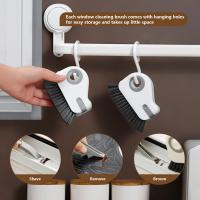 Limpiar Ventanas Cepillo Ranuras - 2 en 1 Multifuncional Mano Limpieza Herramienta para Ventana Puertas y Esquinas para Limpieza - details 3