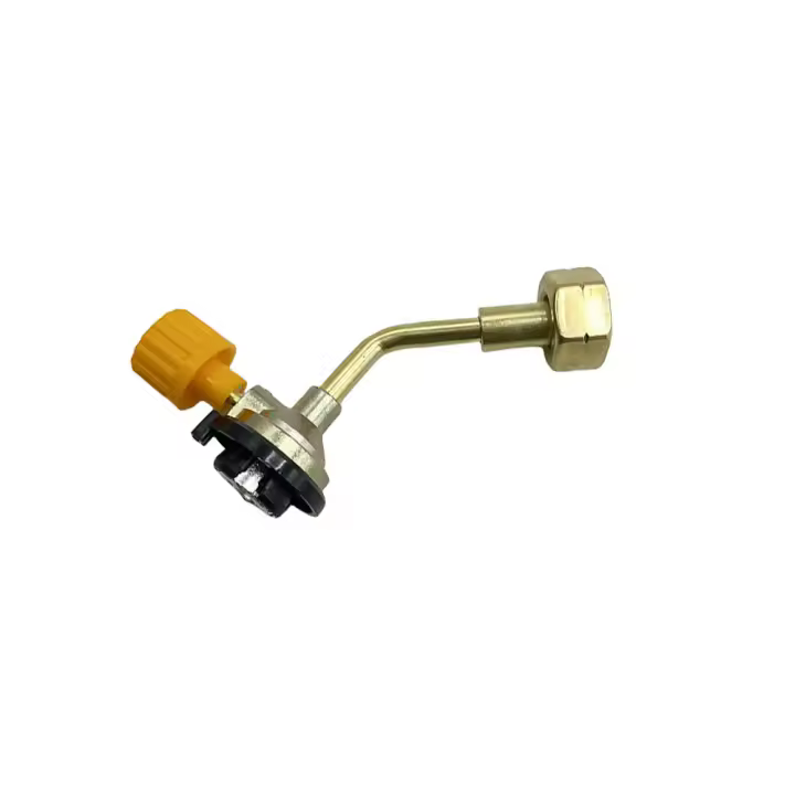 Adaptador De Recarga De Tanque De Gas 1Pc Conector Directo Para Butano Cilindro Ideal Para Picnics Al Aire Libre Material Metálico - 1