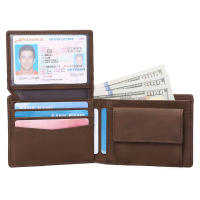Carteras para Hombre, Monedero Hombre de Piel con RIFD Bloqueo, Cartera Hombre con 9 Ranuras para Tarjetas de crédito, Billeteras para Hombre-Regalo para Hombre - details 2