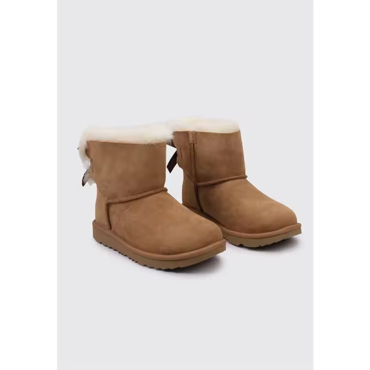 UGG MINI BAILEY BOW II Botas Planas Niña Cuero - 1