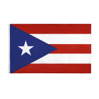 Bandera De Puerto Rico 90X150 Cm Para Decoración Material Poliéster Estilo Colgante Personalizable - details 0