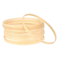 Anillos De Bambú Madera 10Pcs 26cm Para Manualidades DIY Anillos Florales Para Bordado Decoración De Boda Y Navidad - details 4