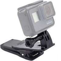 Madrid Gadget Store - Pinza Giratoria 360º Rotatorio Mochila Clip Grip Arm de Montaje Compatible con GoPro Go Pro Hero13 Hero 13 12 11 10 9 8 7 6 5 4 3+ Session, 3+, 3, 2, 1, Hero (2018), Fusion Xiaomi YI, SJCAM, AKASO, Campark, Apeman, Insta360 X3 - details 1