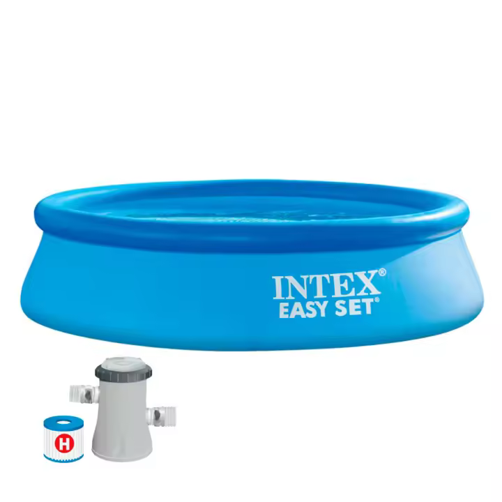 Piscina hinchable Easy Set Intex 3853L 4 personas con depuradora azul Ø305x76 cm - 1