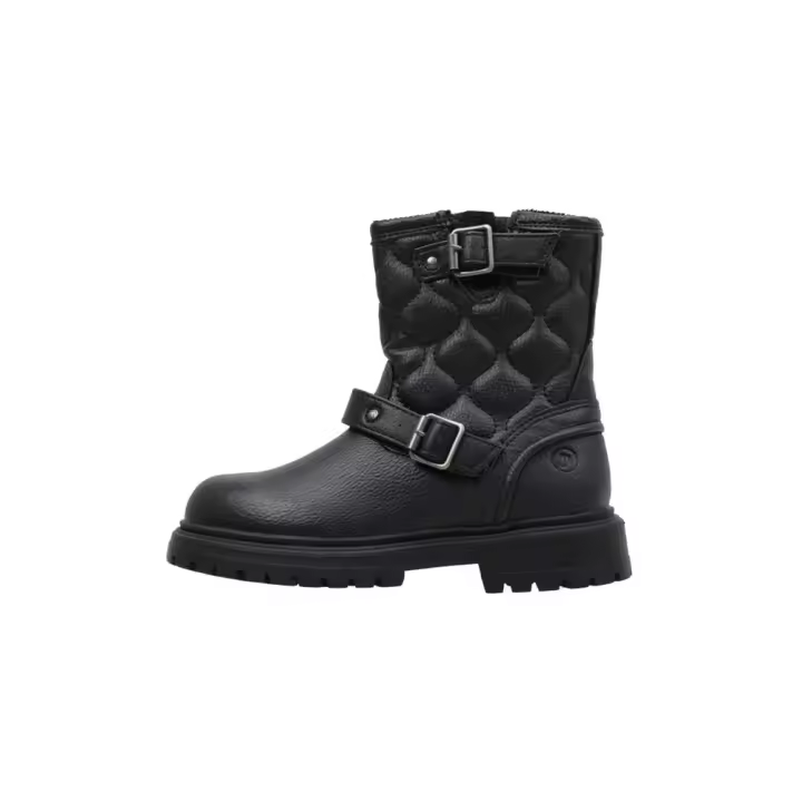 SJ 599410 Botines Planos Niña Negro - 1
