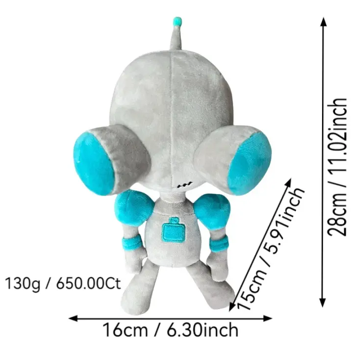 Muñeco de peluche de Star Invaders- Muñeca de personaje de ciencia ficción alienígena con ojo 3D - 1