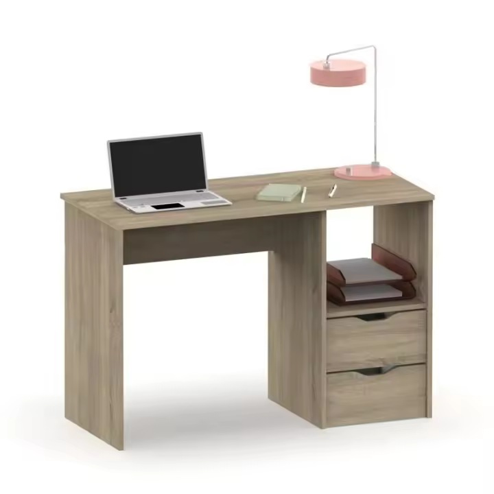 Mesa de Escritorio con Cajonera de 2 Cajones + Balda Eko - Muebles Pitarch - 1