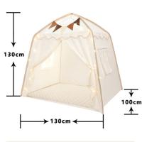 Carpa Infantil Portátil Para Interior Y Exterior Con Diseño De Torreón De Princesa Y Tipi Para Niñas Y Niños Juguete Grande Plegable - details 5