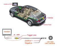 Cámara De Visión Trasera Para Coche Con Visión Nocturna HD De 170° Visión Retroceso Para Parqueo Impermeable CMOS Universal - details 1