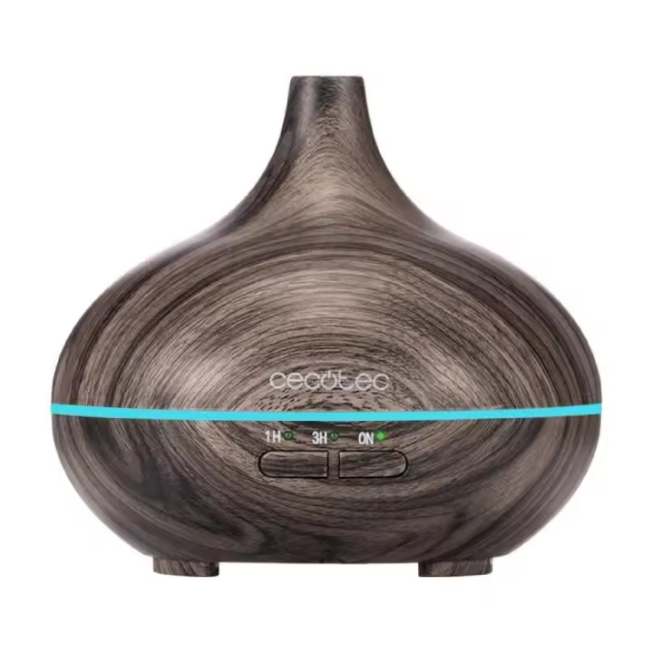 Humidificador Cecotec Pure Aroma 150 Yin Grey Depósito de 150 ml, 7 colores LED, hasta 10 m² - 1