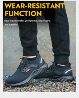 Zapatos De Seguridad Para Hombre Indestructibles Con Punta De Acero Antipinchazos Zapatillas De Trabajo Moda Calzado De Protección - details 11