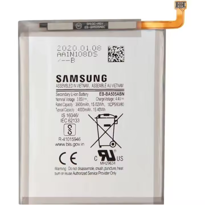 Batería Samsung EB-BA505ABN 4000 mAh para Samsung Galaxy A20 A202 - A30 A305 - A50 A505 - 1