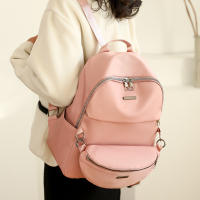 Mochila de tela de nailon de otoño, nueva mochila de ocio de color sólido a la moda, bolsa de viaje de pequeña capacidad - details 8