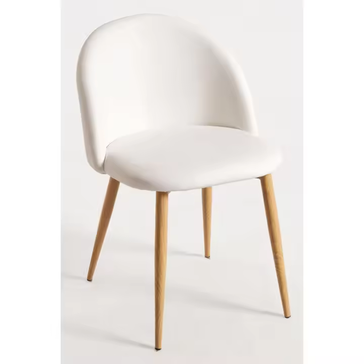 Silla Vint Polipiel - Blanco - 1