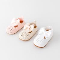 Zapatos Para Bebé Niña Fly Knit Alta Calidad Suela TPR Antideslizante Transpirable Suave Algodón Primavera Otoño Lazo Encantador Para 0-9-18M F235 - details 10