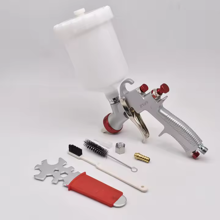 Pistola De Pintura Profesional R500 1.3mm LVLP 600cc Para Automóviles Y DIY En Casa Herramienta De Pintura Pneumática - 1