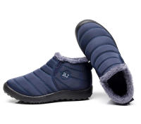 Botas De Invierno Para Hombre Botines Ligeros Impermeables De Talla Grande 47 Botas De Pies Con Cordones Unisex De Media Caña De Malla Y Suela EVA - details 9