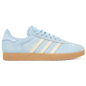 adidas gazelle silver green womens Adidas - Samba LT Sneaker in Semi Blue Burst & Cloud White
