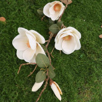 Decoración De Ramas De Magnolias Artificiales De 78CM Para Sala De Estar Vaso Adorno De Hogar Para Bodas Y Navidad Decoración De Otoño - details 2