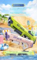 Pistola De Agua De Alta Presión Para Niños Y Niñas Juguete De Batalla Con Gran Capacidad Tiraje Pull Tipo Para Exteriores - details 0