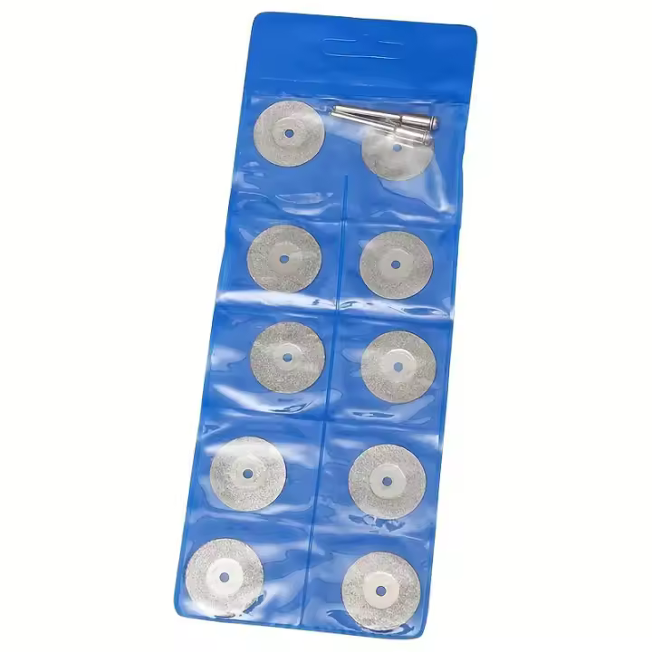 10Pcs Disco De Corte De Diamante Mini 16-30mm Con Agujero Herramientas Rotativas Para Dremel Accesorios DIY Para Metalworking - 1