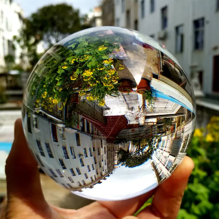 Bola De Cristal Transparente Para Fortuna 1PC Esfera De Cristal Reflector De Vidrio Decorativa Para Viajes Y Fotografía De Boda - 1