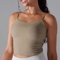 Top De Yoga Para Mujer Fitness Deportivo Push up Cómodo Reversible Brocado Top De Deporte Crop Top Para Gimnasio Y Running - details 23