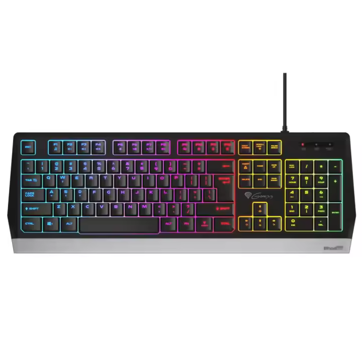 Teclado gaming genesis rhod 300 rgb retroiluminado layout español - 1