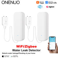 Sensor De Detección De Fugas WiFi O Zigbee Tuya Alarma De Agua Para El Hogar Inteligente Sistema De Seguridad Antisalpicaduras Y Sobrederrame - details 1