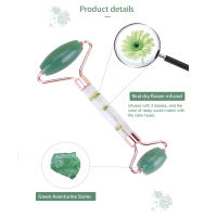 Rodillo De Jade Natural Masajeador Facial Para Mujeres Herramienta De Cuidado De La Piel Relaxante Corporal Regalo Buena - details 17