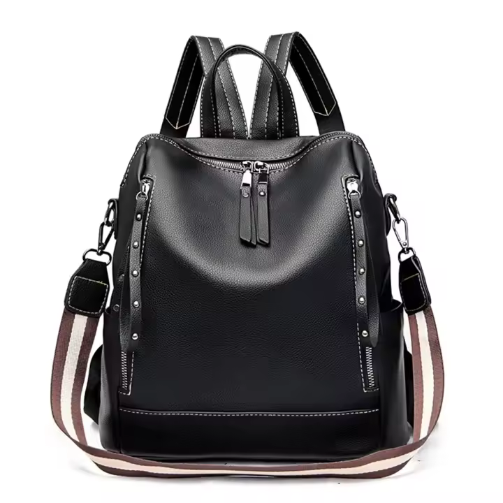 Mochila De Lujo Para Mujer Estilo Preppy Bolso De Hombro Suave Impermeable Bolsa Multifuncional Para Estudiantes Jóvenes - 1