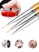 LINMANDA 3 Pcs Pinceles De Arte De Uñas Set De Pinceles Para Dibujar Y Pintar Uñas Herramienta De Manicura Para Salones - details 5