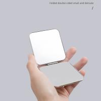 Espejo De Maquillaje Plegable Portátil Doble Cara Acero Inoxidable Pequeño Espejo De Bolsillo Para Viajes Herramienta De Belleza Y Cosmética - details 6