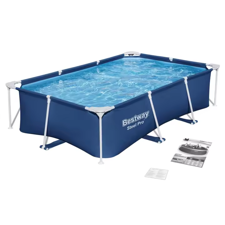 Piscina de jardín con estructura de 259 x 170 x 61 cm Bestway 56403N - 1